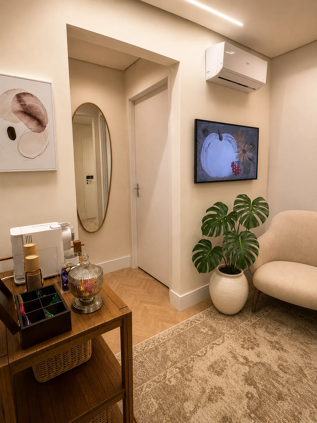 Recepção e sala de espera