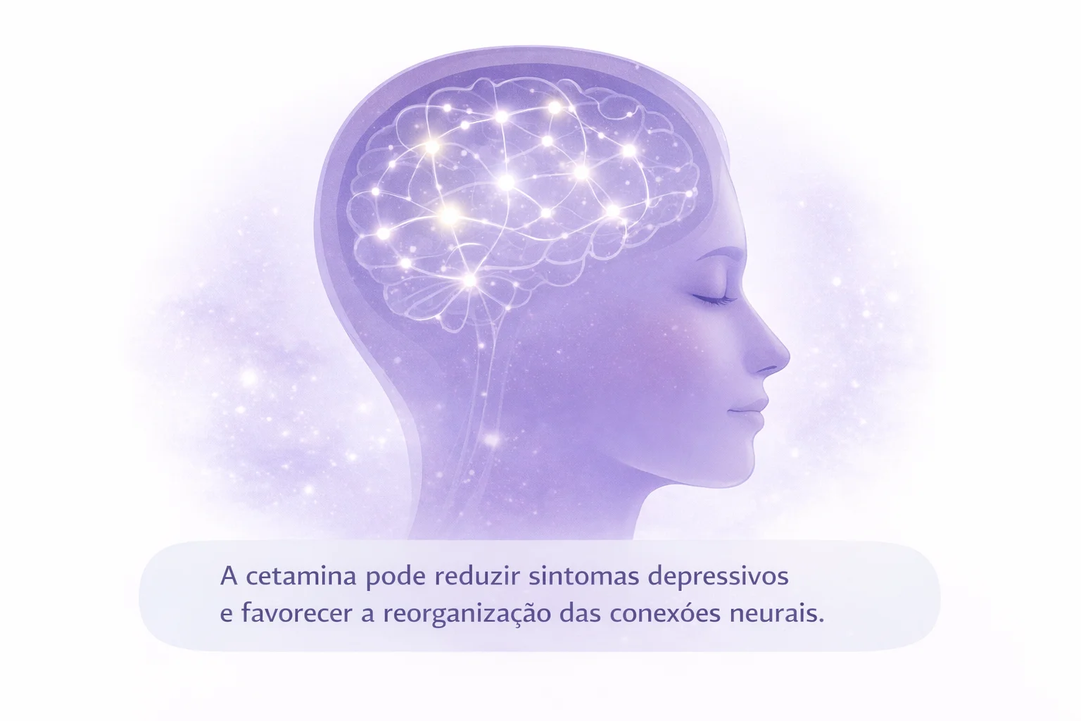 Neuroplasticidade cerebral e cetamina - redução de sintomas depressivos e reorganização neural